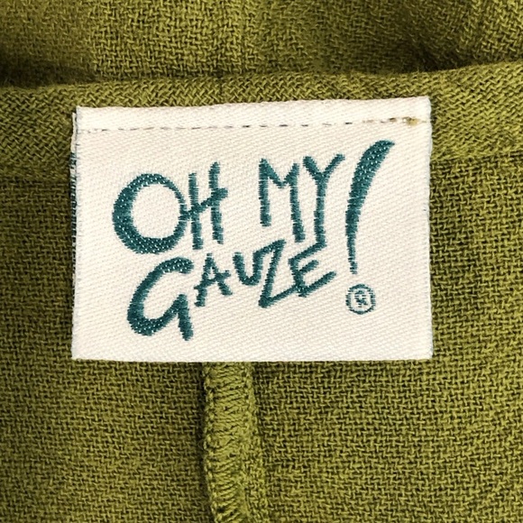 Oh my Gauze Olive green Lagonlok Tunic top - Picture 4 of 10